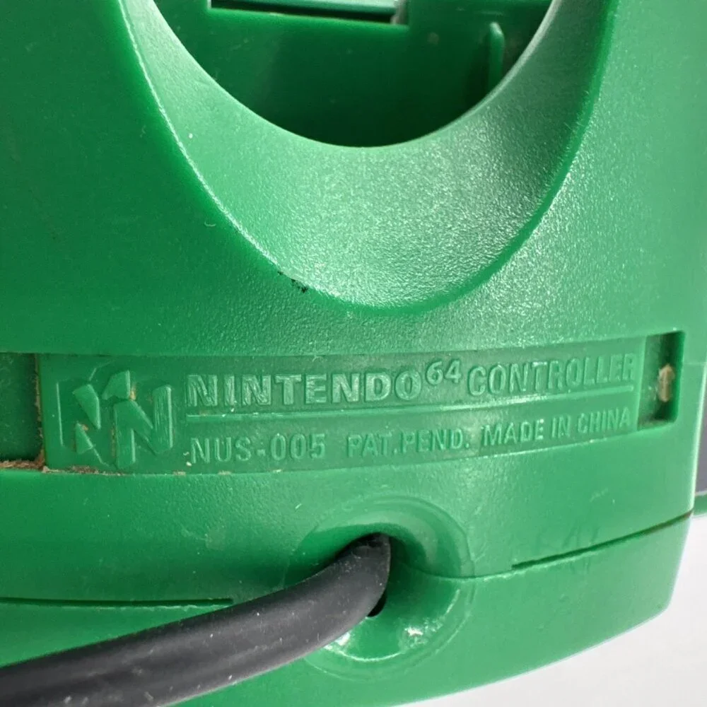 Nintendo N64 Green Controller NUS-005 Wired *Loose Stick* UNTESTED